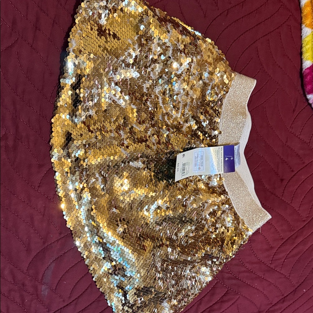 Garanimals Gold Sequin Skirt